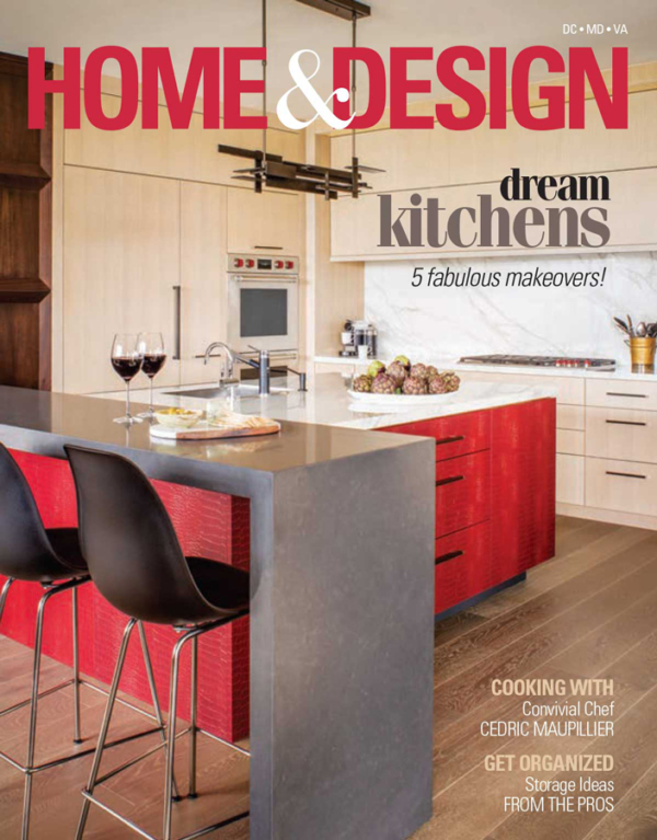 Jennifer Gilmer Kitchen and Bath in Home and Design Magazine top publication