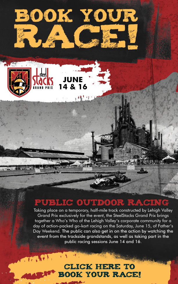 Lehigh Valley Grand Prix Steel Stacks Email Marketing Campaign Design