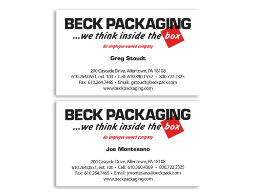 Packaging and Distributing Business Cards