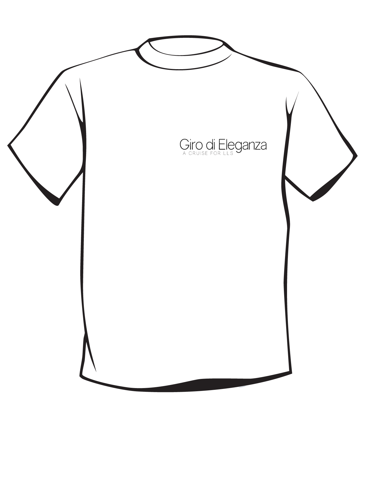 Giro di Eleganza T Shirt Design