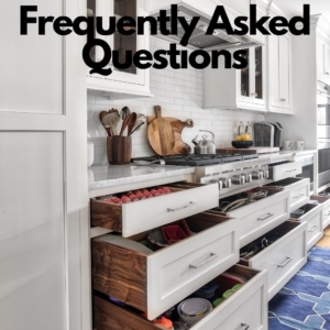 open drawers on white kitchen cabinets advertising search trends