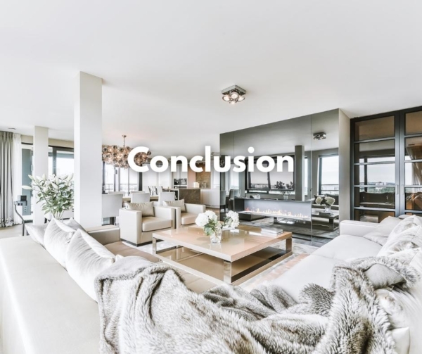 A large living area in a beach home.