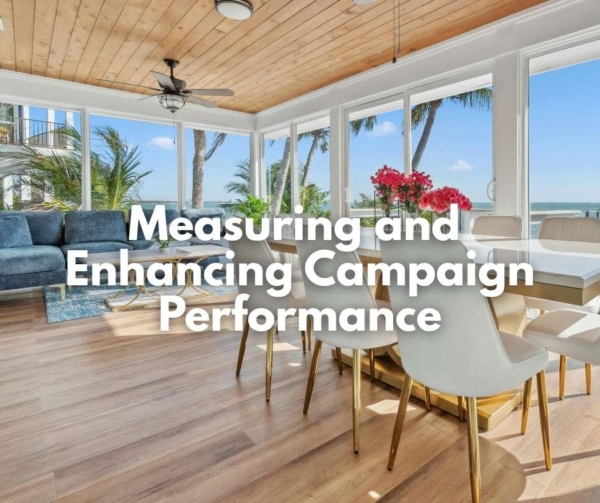 A large home porch on the beach. Illustrates measuring email results.